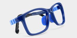 Brook Rectangle Blue Glasses2