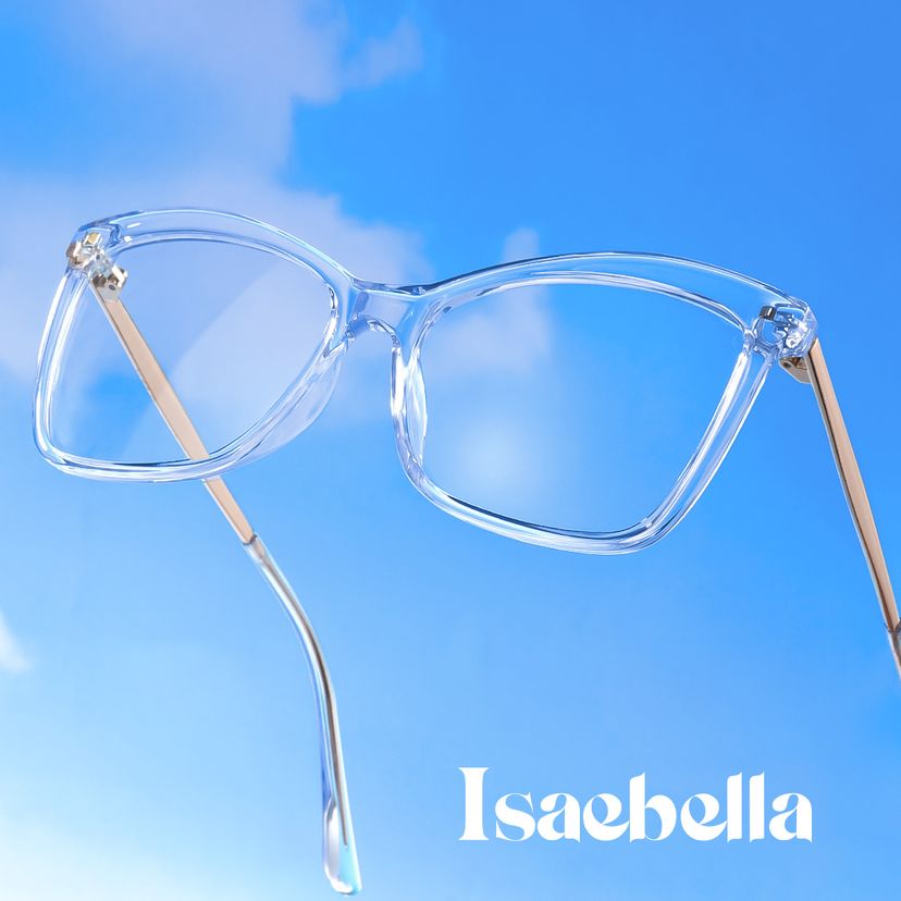 Isaebella Butterfly Clear Glasses