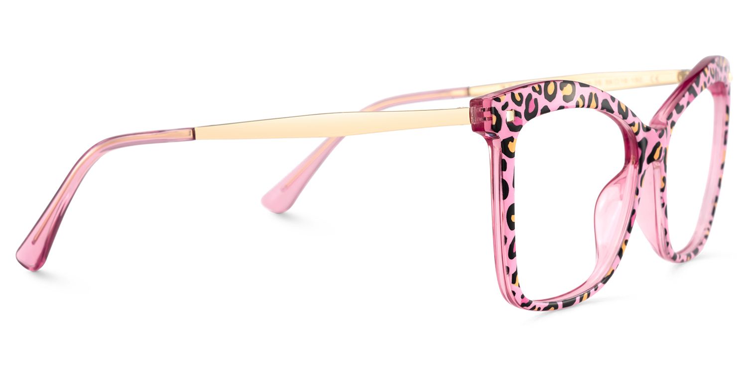 Leopard Color Eyeglasses for Isaebella Frame Glasses | ZEELOOL UK3