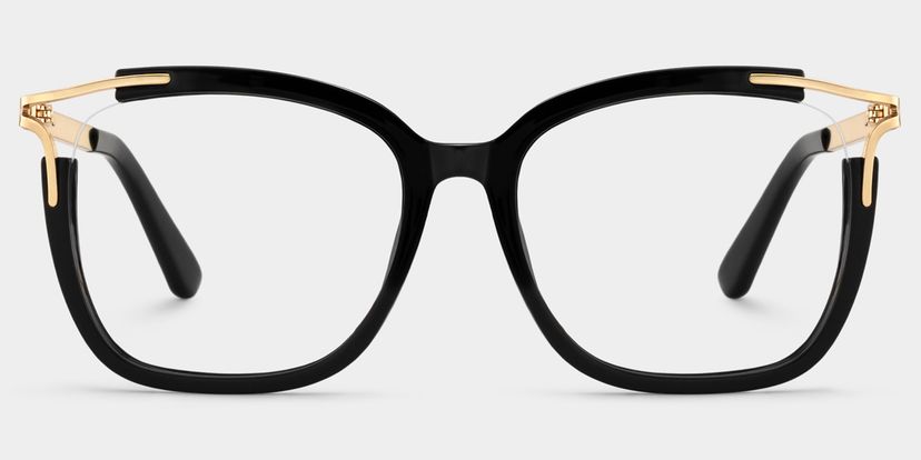 Sidibe Black Square Glasses