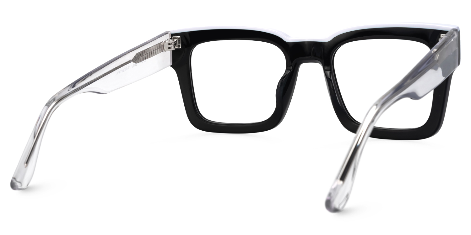 Vorse Square Black Glasses3
