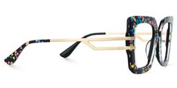 Poutine Square Pattern Glasses4