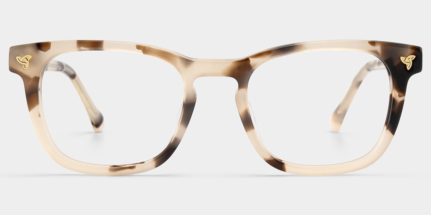 Heather Tortoise Frame Glasses with Square Frame Online | ZEELOOL1