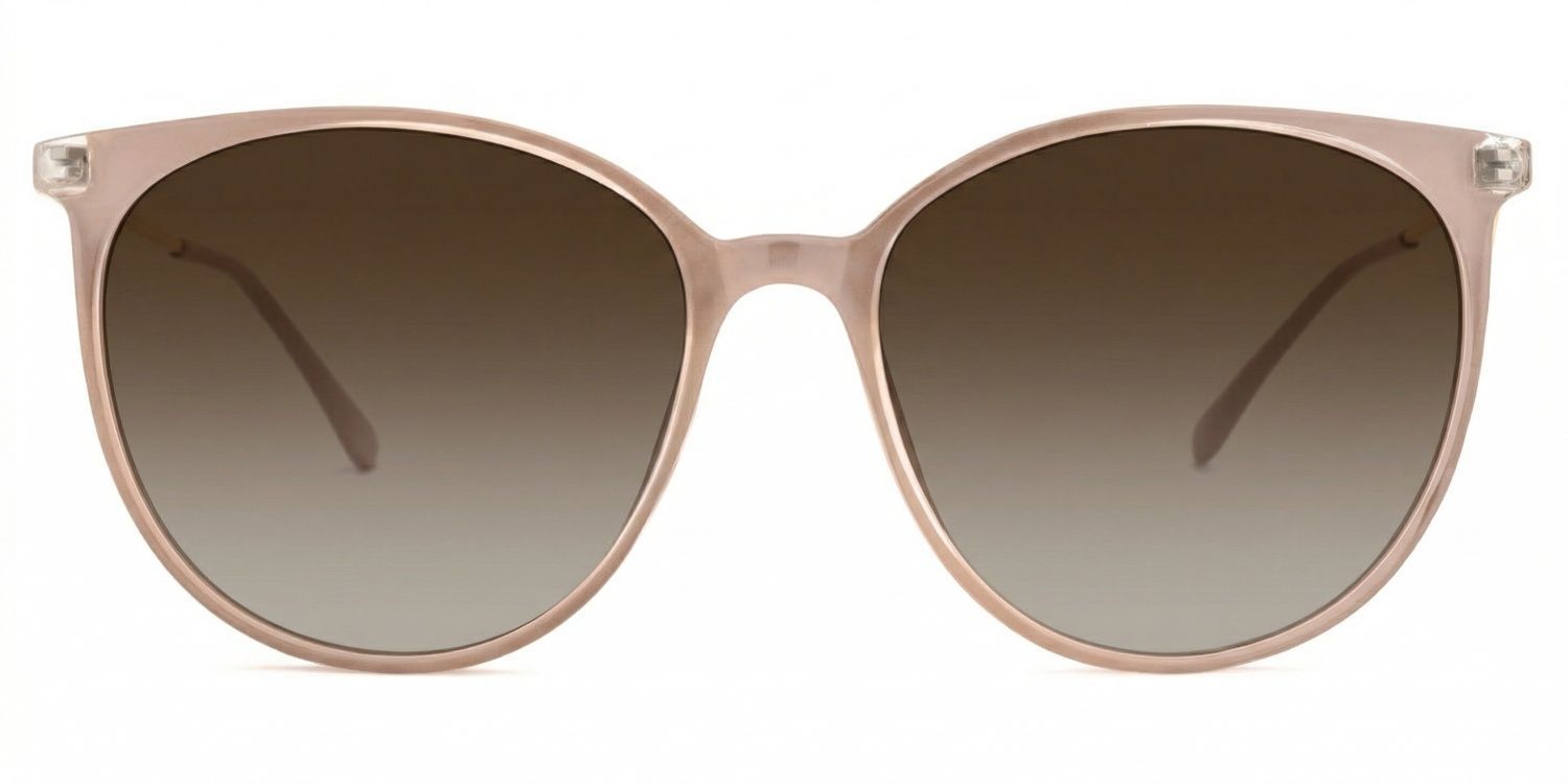 Chanty Round Pink Eyeglasses and Thin Frames0