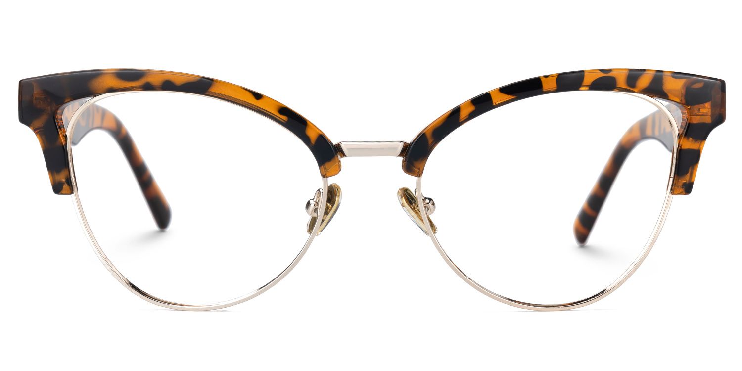 Charlene Tortoise Browline Cat Eye Glasses for Women1