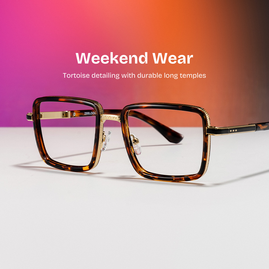 Hunter square tortoise eyeglasses Online | ZEELOOL0