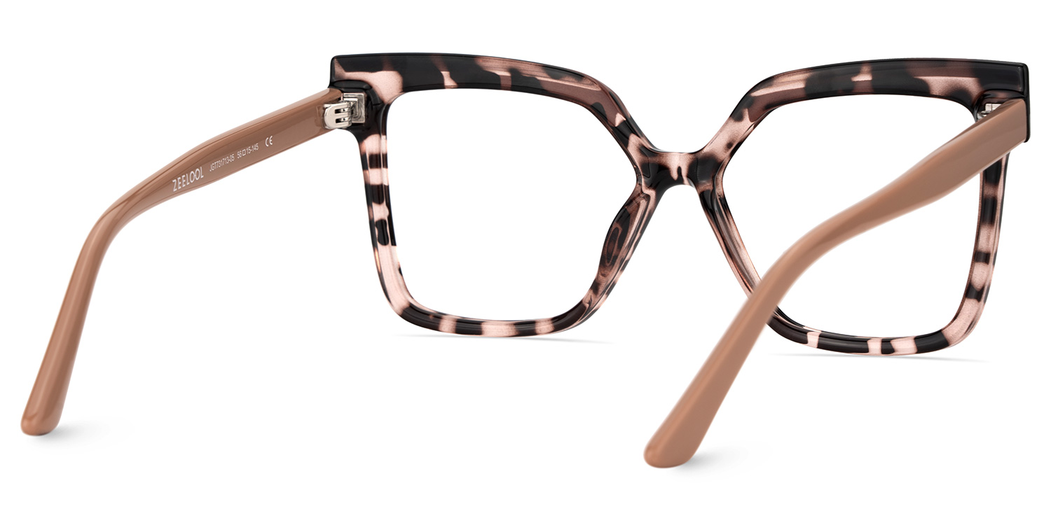 Eboney Square Tortoise Glasses6