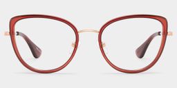 Celine  Cat-eye Red Glasses1