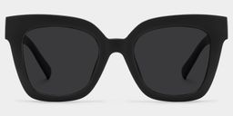Malcolm Square Black Sunglasses0
