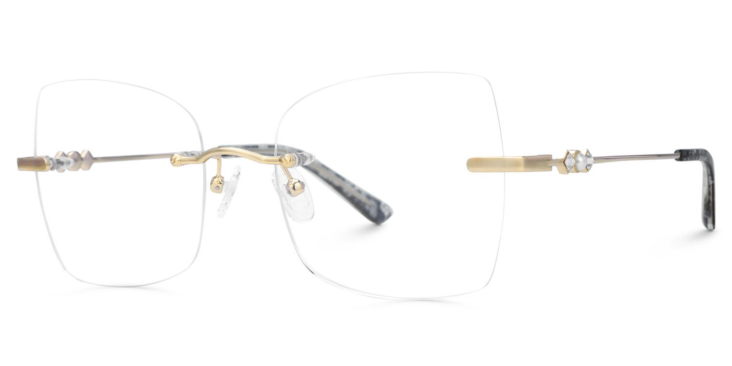 Tierney Designer Butterfly Metal Rimmed Spectacles  | ZEELOOL UK1