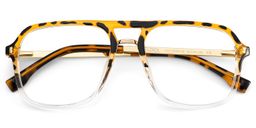 Kilworth Aviator Tortoise clear Glassess3