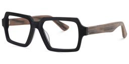 Arthur Geometric Black Glasses2