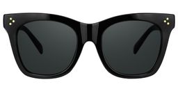Gordon Rectangle Black Glasses0