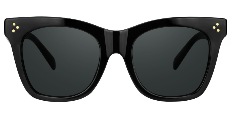 Gordon Rectangle Black Glasses good-img
