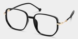 Joana Black Geometric Glasses2
