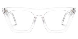 Cecile Cat Eye Clear Glasses0