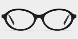 Everly Oval Black Glasses3