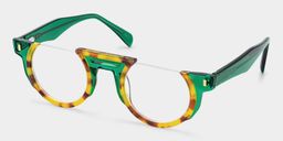 Mastin Round Tortoise Glasses3