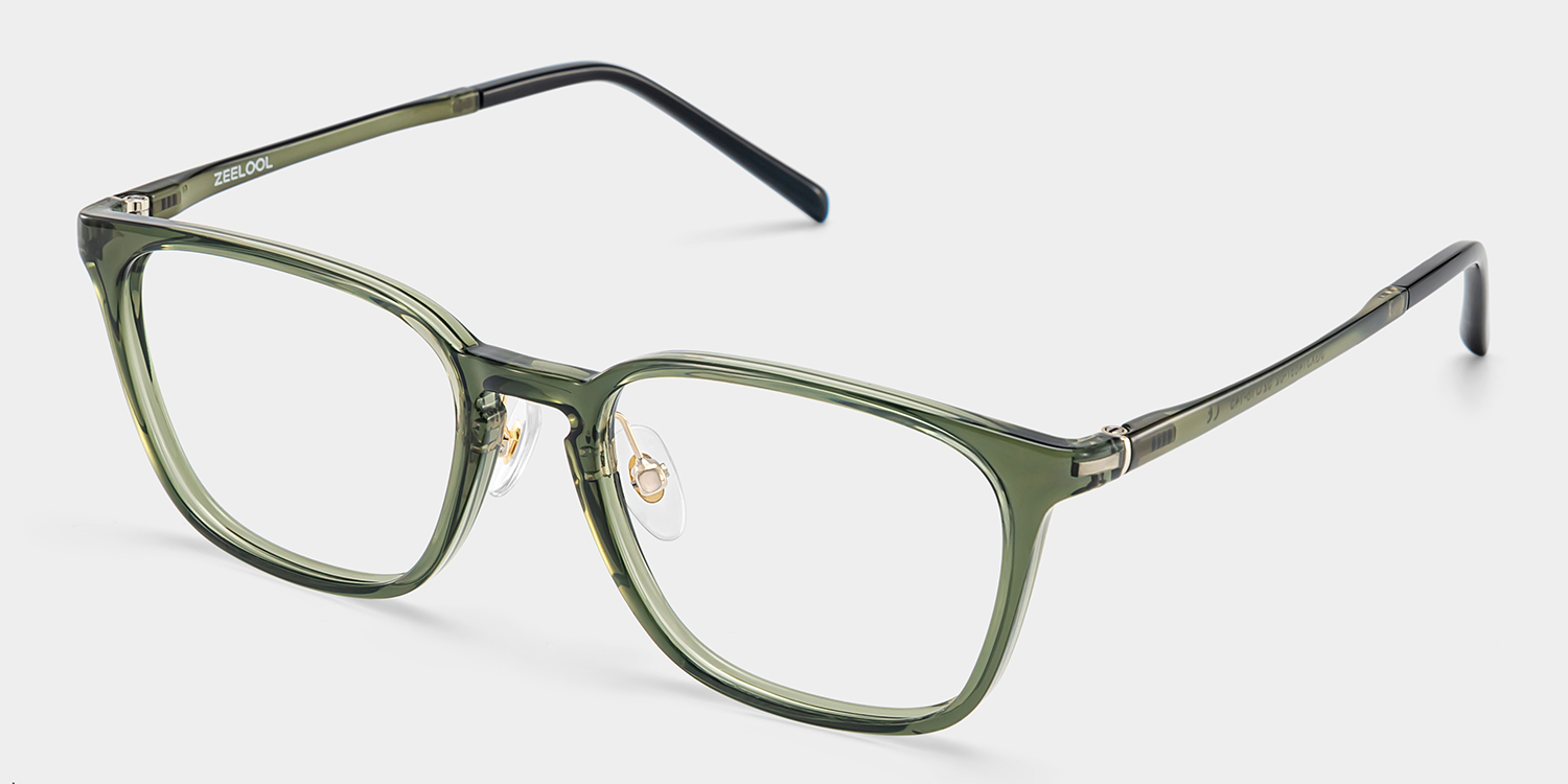 Lily Olive Green Glasses Frames for Women | ZEELOOL IK3
