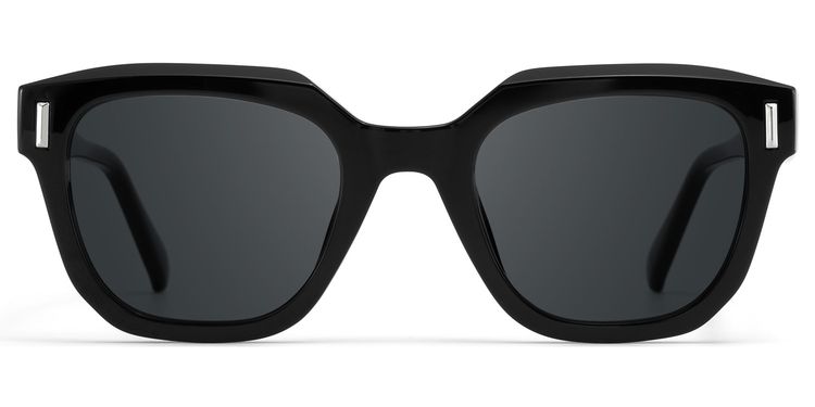 Nia Square Black Sunglasses