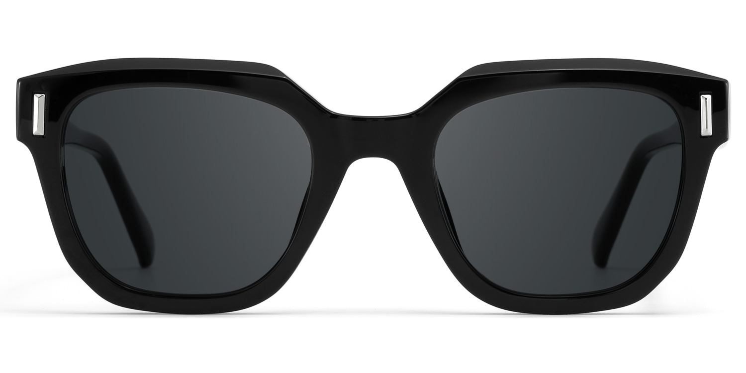 Nia Square Black Sunglasses