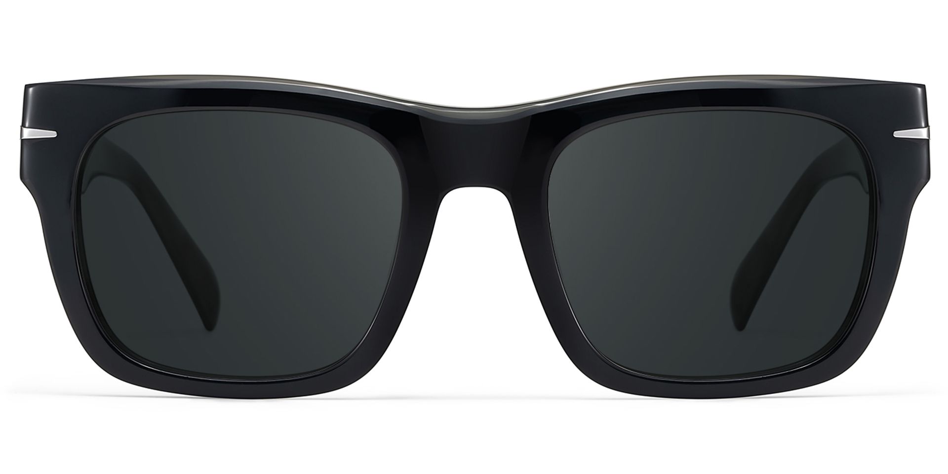 Renzo Rectangle Polarized Sunglasses in Acetate Material0