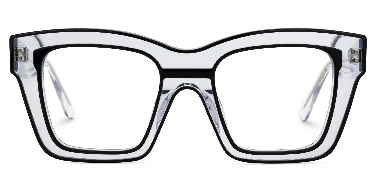 Legette Square Black Glasses0