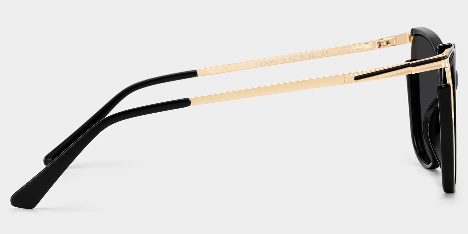 Yomary Black Frame Sunglasses with Cat Eye Style | ZEELOOL UK3