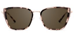Juniper Rectangle Tortoise Sunglasses0