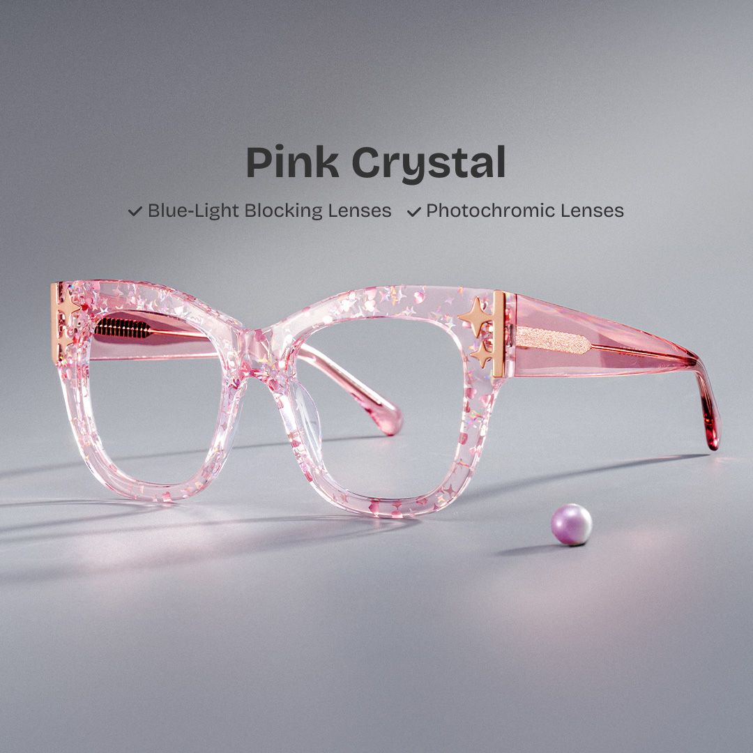 Designer Minfia Eyeglasses Pink Frames Glasses0