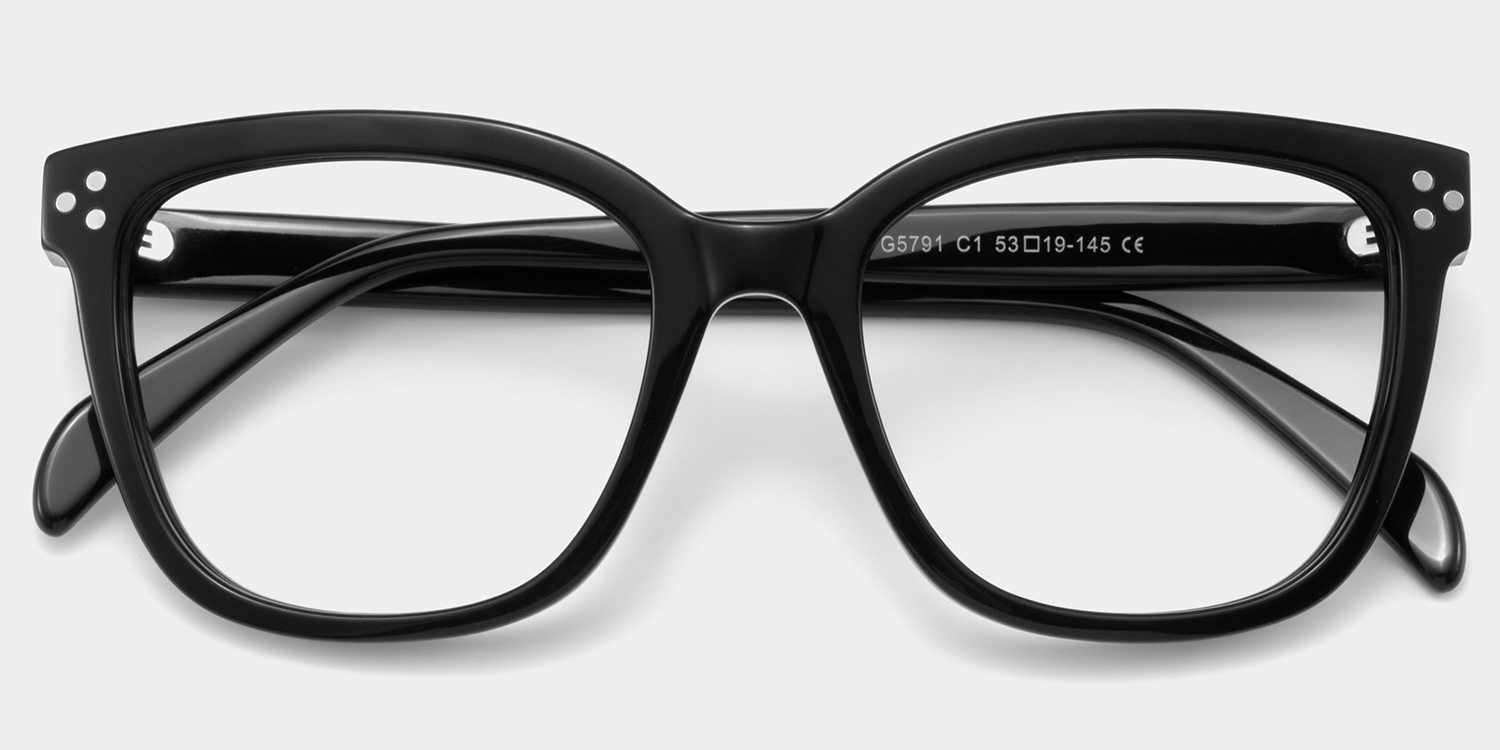 Scarlett Black Frame Glasses with Square Frame Online | ZEELOOL UK1