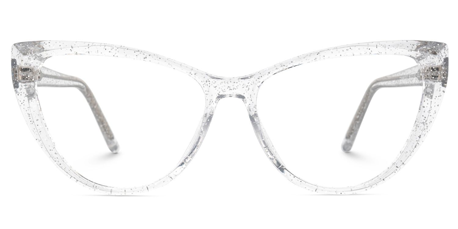 Tarun Cateye Clear Frame Glasses | ZEELOOL UK0
