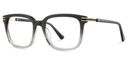 Kenny Gray Clear Square Glasses3