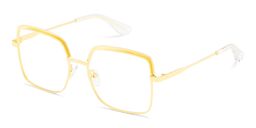 Karan Gold Square Glasses2