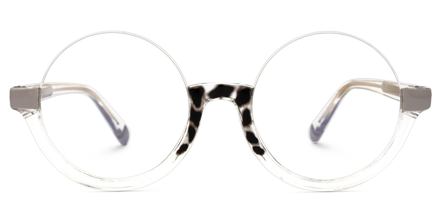 Cheril Round Clear Glasses0