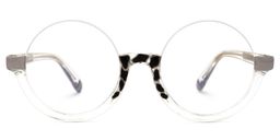 Cheril Round Clear Glasses0