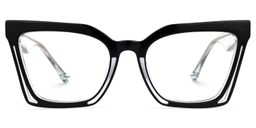 Luby Cateye Black Glasses0