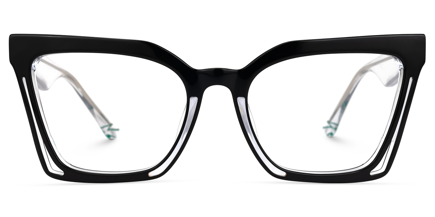 Luby Cateye Black Glasses0