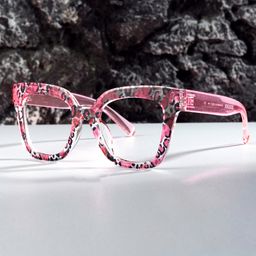 Malcolm Square Pink Havana Glasses0
