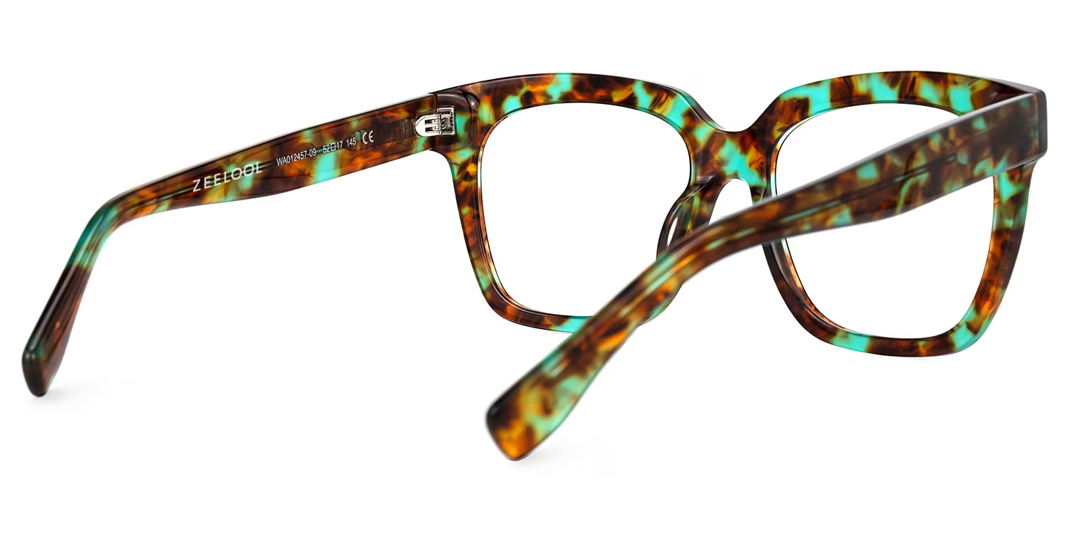 Xion Square Green-Tortoise Glasses3