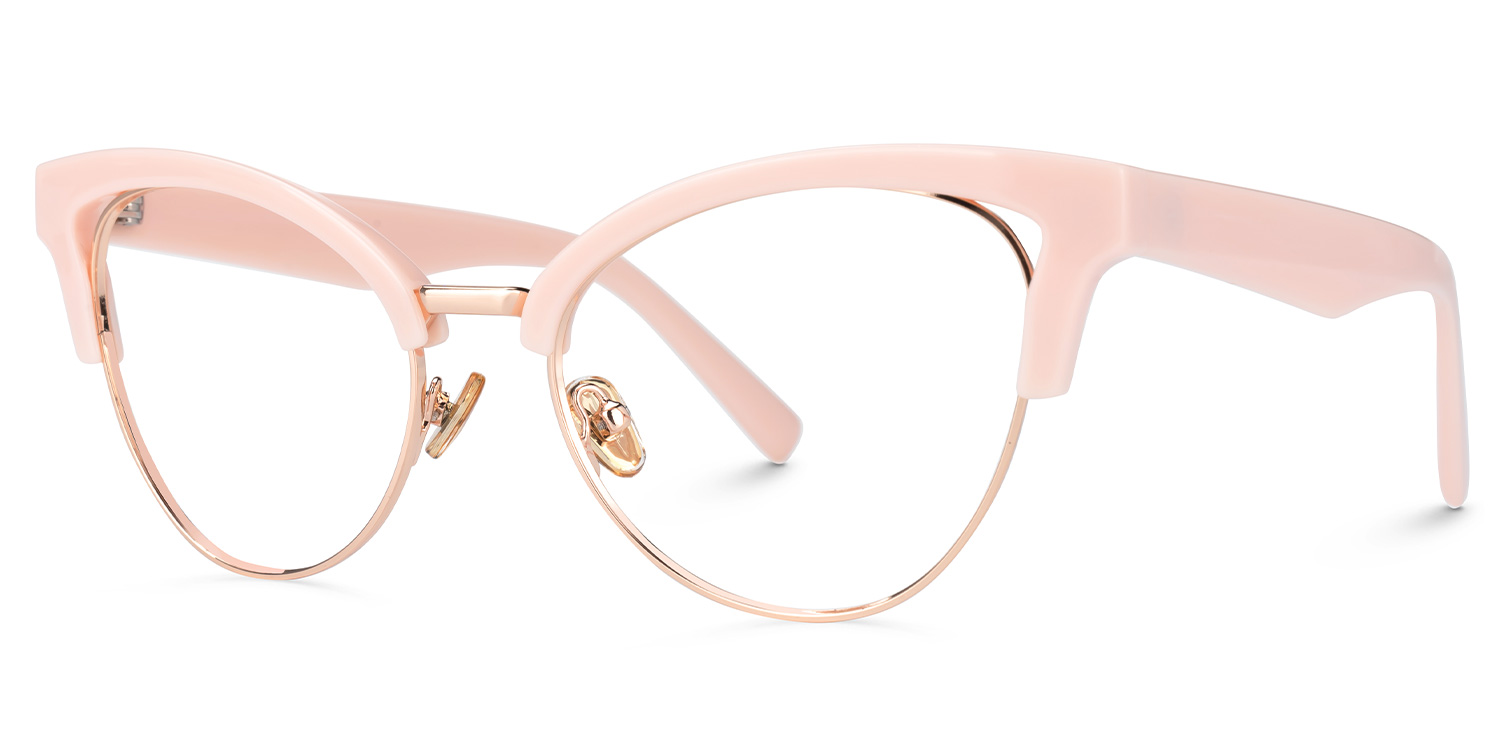 Charlene Browline Pink Eyeglasses and Glasses Frames1