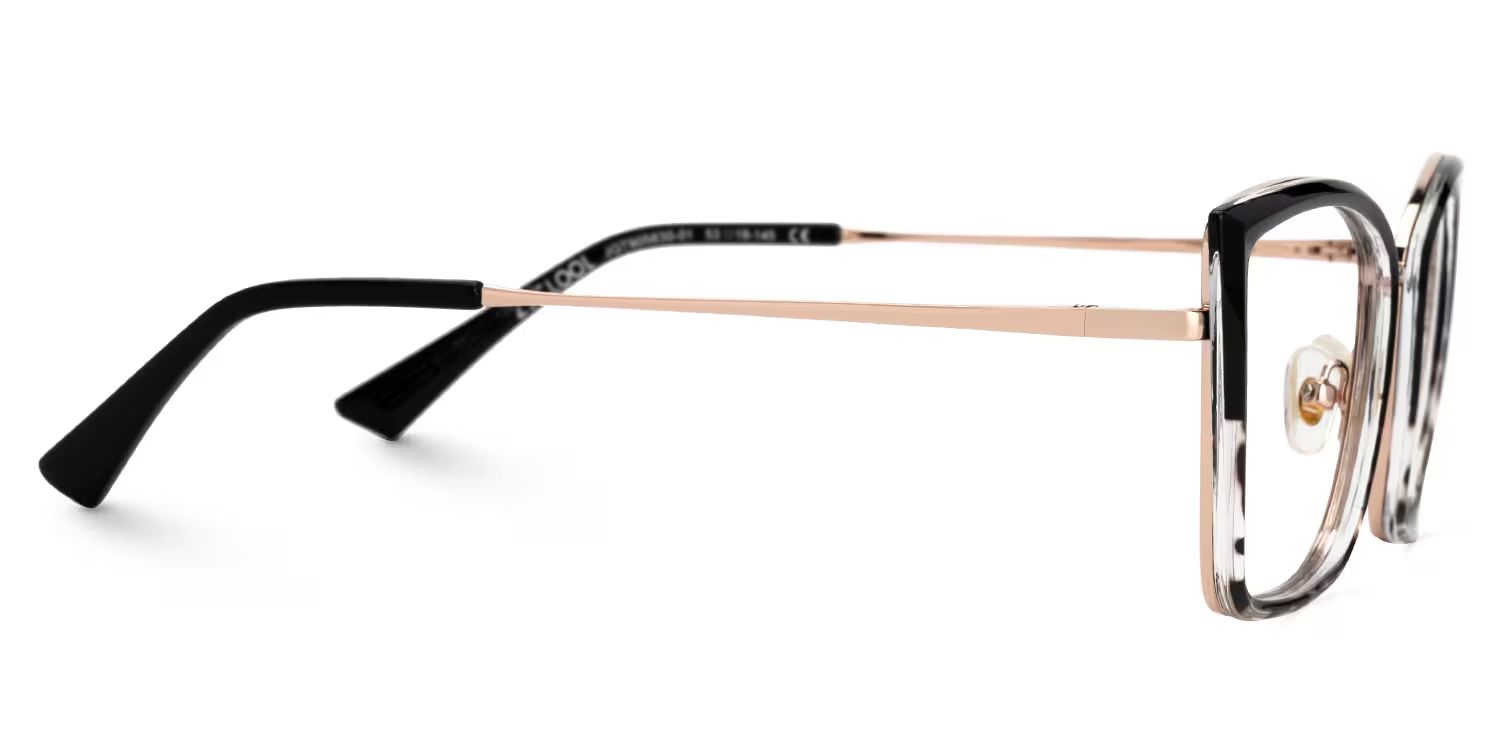 Mariie Butterfly Black Full-Frame Glasses | ZEELOOL UK2