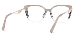 Margret Tortoise Khaki Cat eye Glasses5