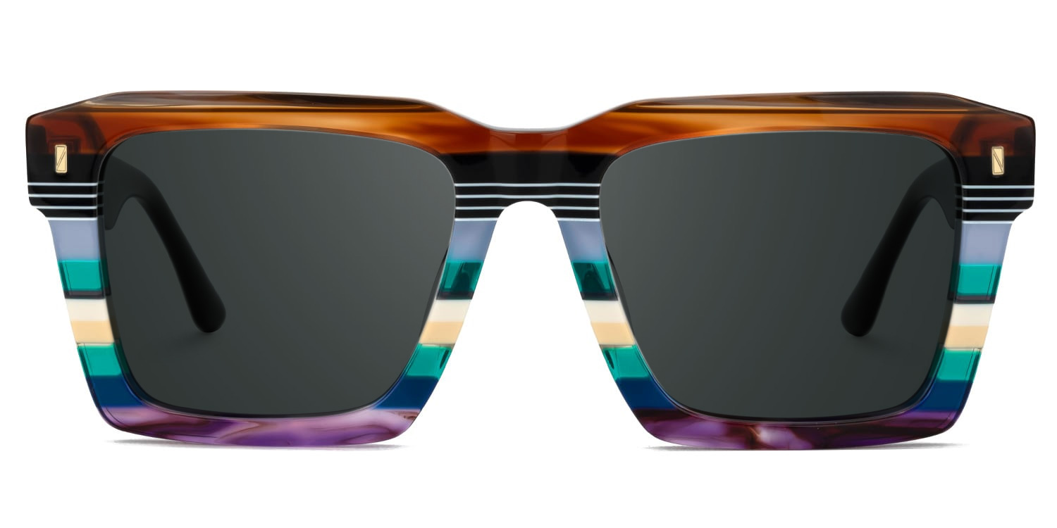 Kenish Square Multicolor Glasses good-img