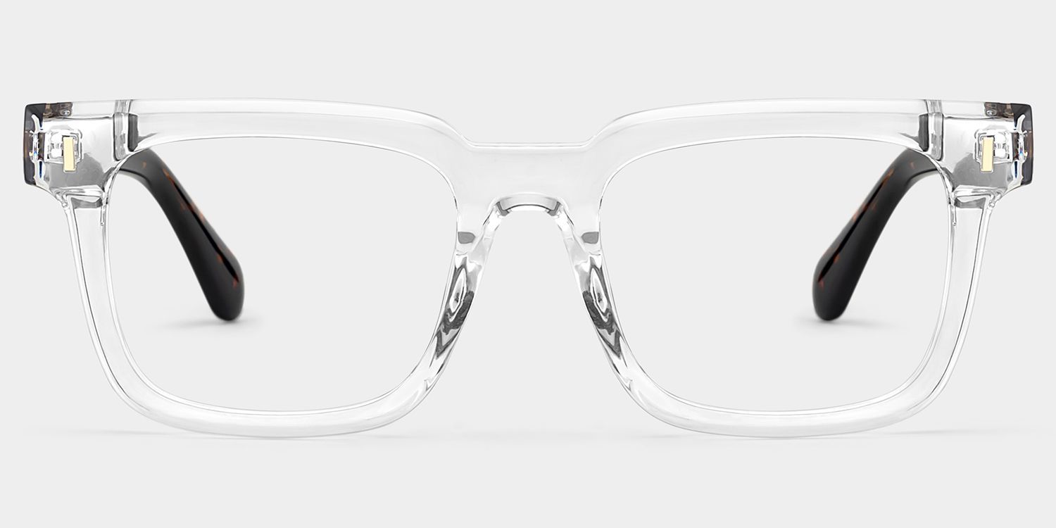 Connor transparent full rim rectangle eyeglasses Online | ZEELOOL1