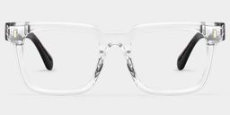 Connor Clear Rectangle Glasses1
