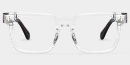 Connor Rectangle Clear Glasses1