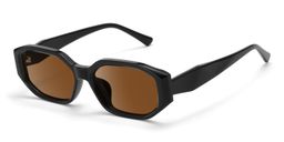 Kiara Geometric Black Sunglasses2