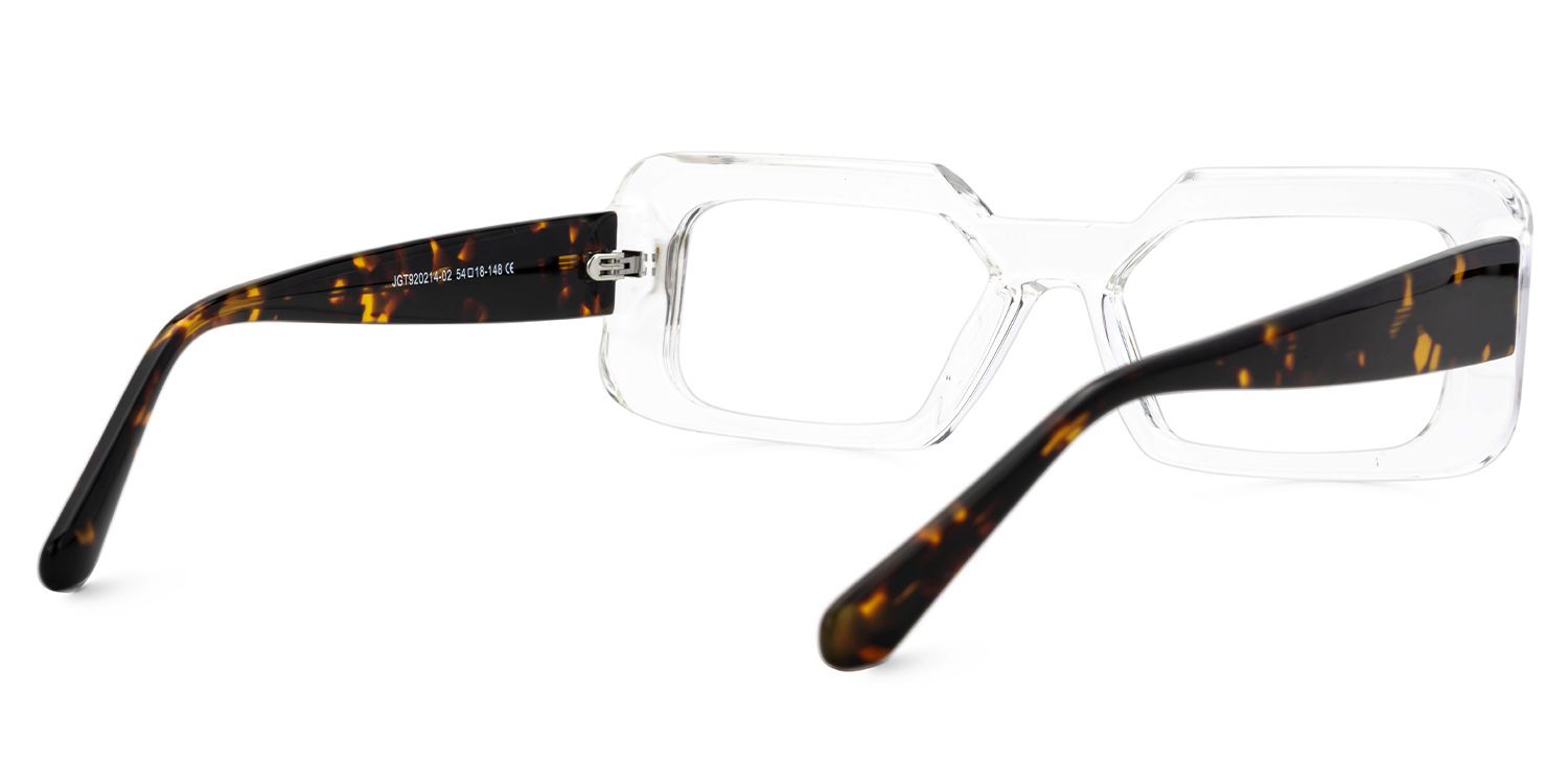 Tasew Clear Eyeglasses with Rectangle Design3