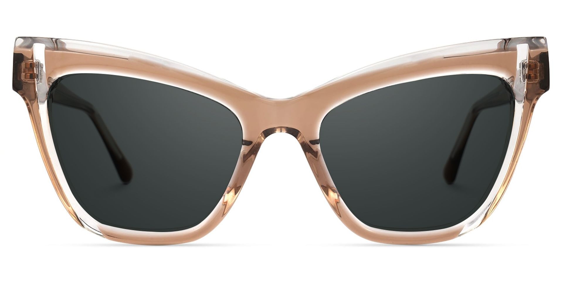 Saucie Light Brown Cat eye Frame Sunglasses | ZEELOOL UK0